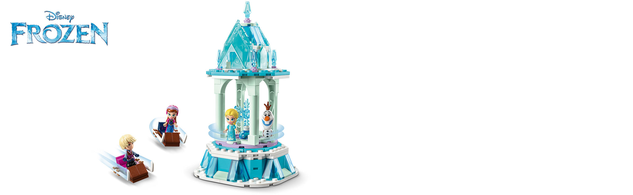 LEGO 43218 De magische draaimolen van Anna en Elsa