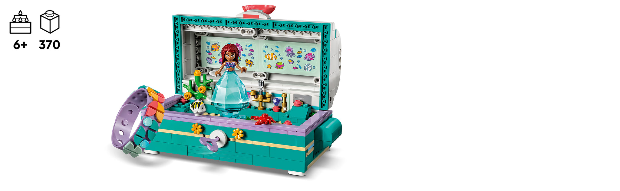 LEGO 43229 Ariel's Treasure Chest