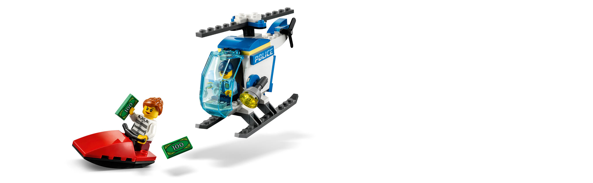 LEGO 60275 Police Helicopter with crooks