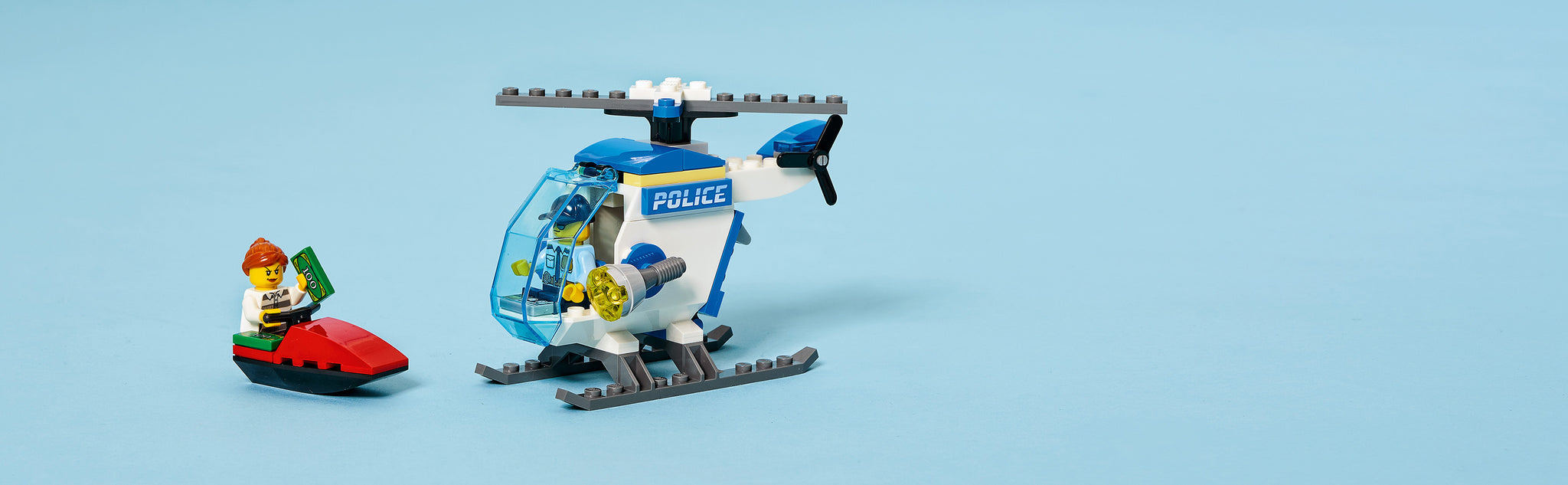 LEGO 60275 Police Helicopter with crooks