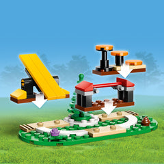 LEGO 60369 Mobile Police Dog Training Kids and dog lovers aged 5 and up will love this LEGO® City Mobile Police Dog Training (60369) playset. The set is packed with inspiration for imaginative play and includes an all-terrain vehicle, trailer and 3 dog play equipment: a see-saw, obstacle and stepping feet. Add the police officers and the figures of an adult dog and a puppy and the fun can begin. An engaging build and play experience Includes simple printed building instructions with pictures and the LEGO Builder app – a digital building companion with intuitive zoom and rotate functions that let kids see their model from all sides as they build. The creative world of LEGO City LEGO City Police playsets give kids a fun build and play experience with detailed buildings, realistic vehicles and characters that encourage imaginative role play.