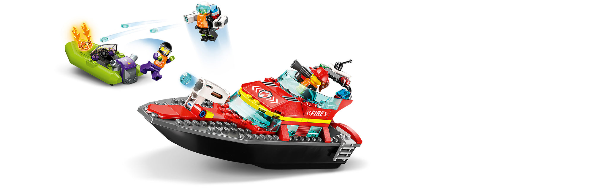 LEGO 60373 Brandweer boot