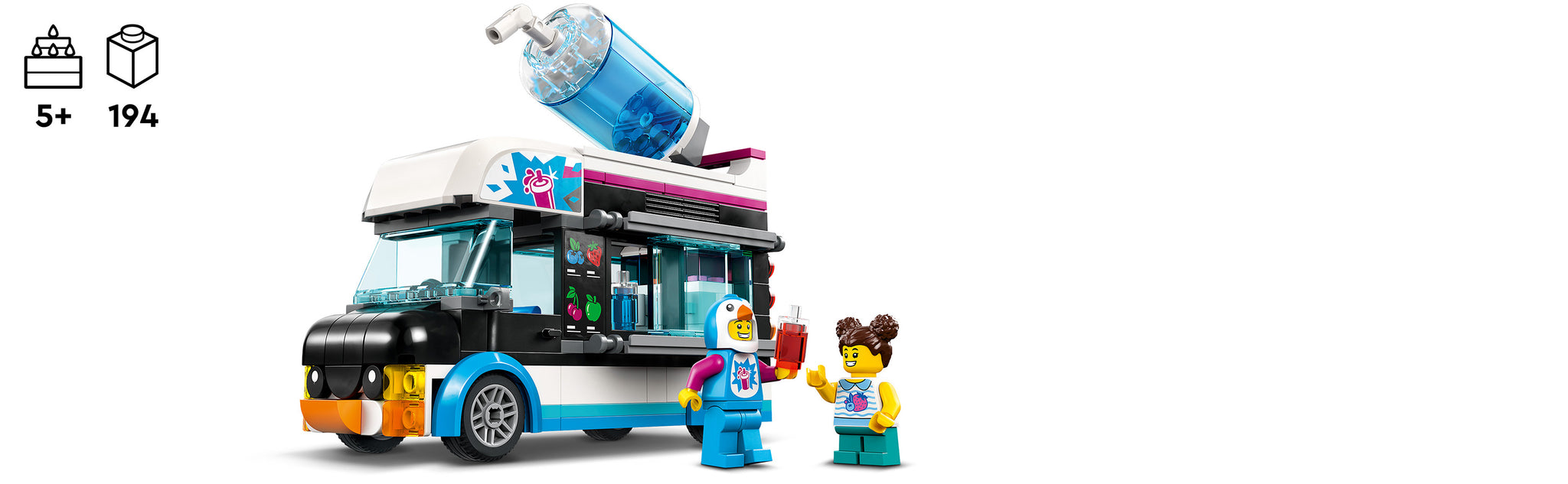 LEGO 60384 Penguin Slushy Truck