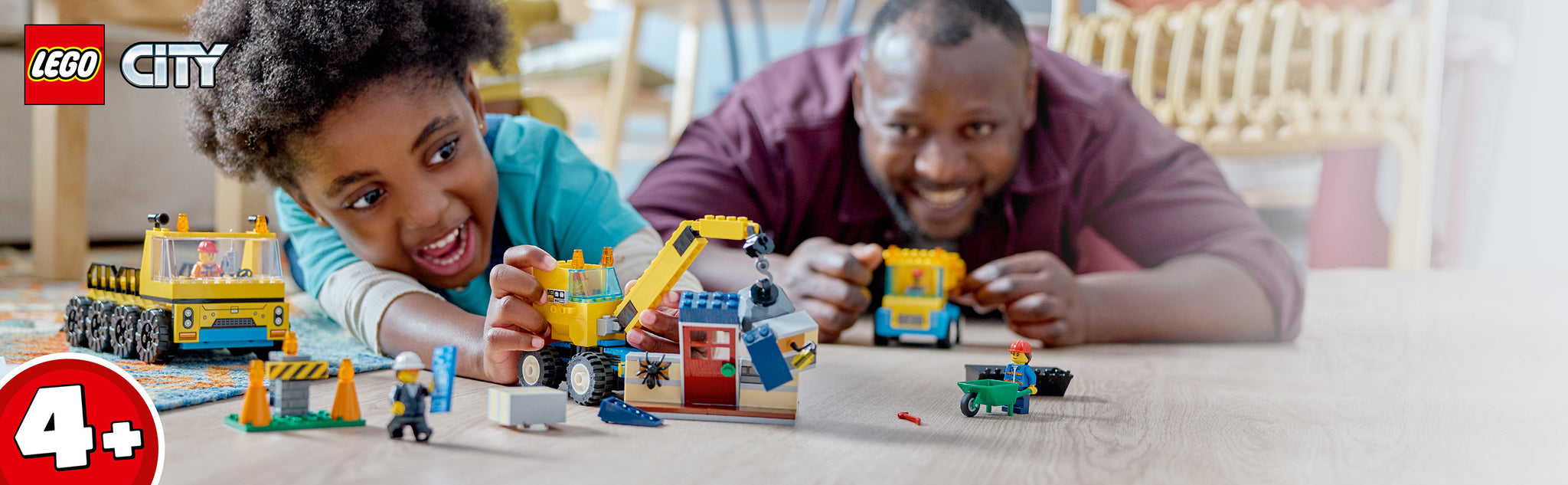 LEGO 60391 Kiepwagen, bouwtruck en sloopkraan