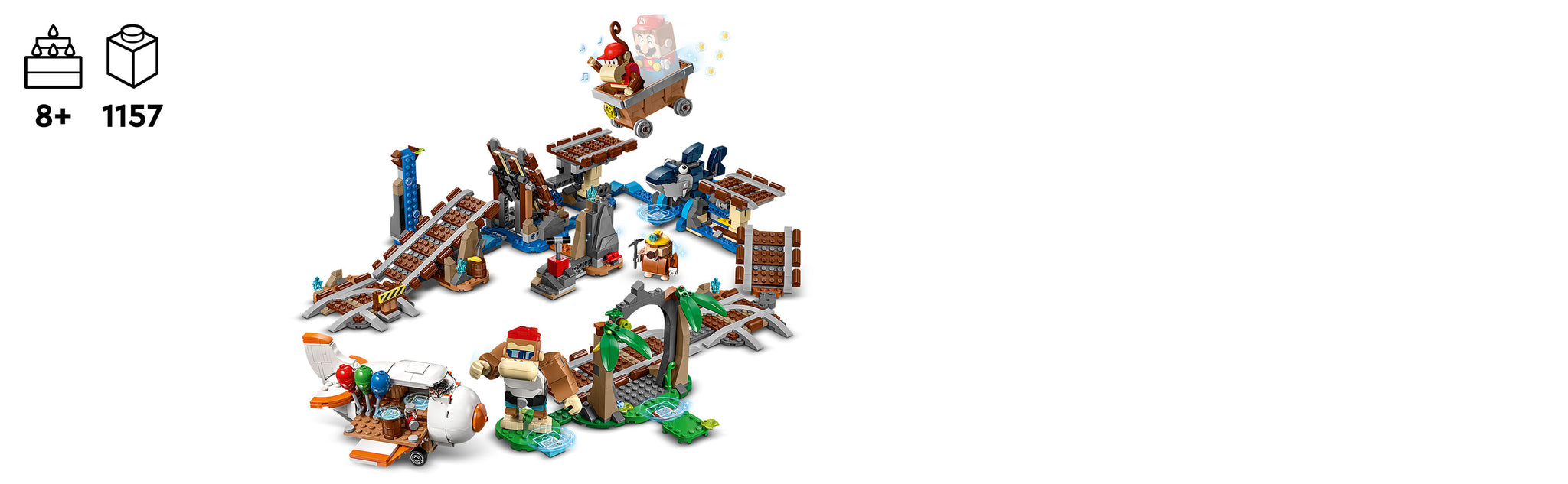 LEGO 71425 Erweiterungsset: Diddy Kongs Minenkarrenfahrt