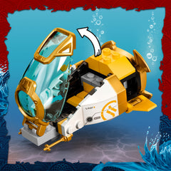 LEGO 71754 Waterdraak blauw