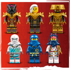 LEGO 71796 Elementdraak vs. de mecha van de keizerin