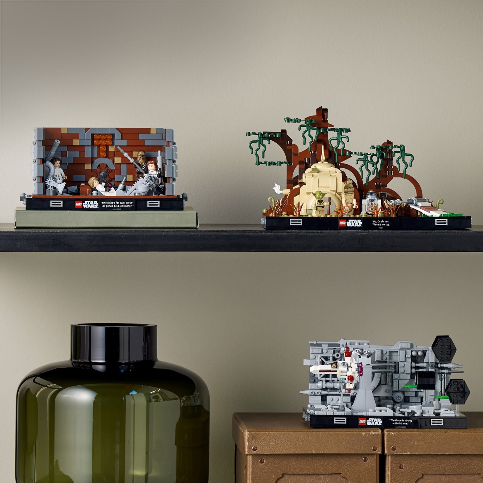 New Lego Star Wars Diorama sets are slices of the films brought to your  shelf