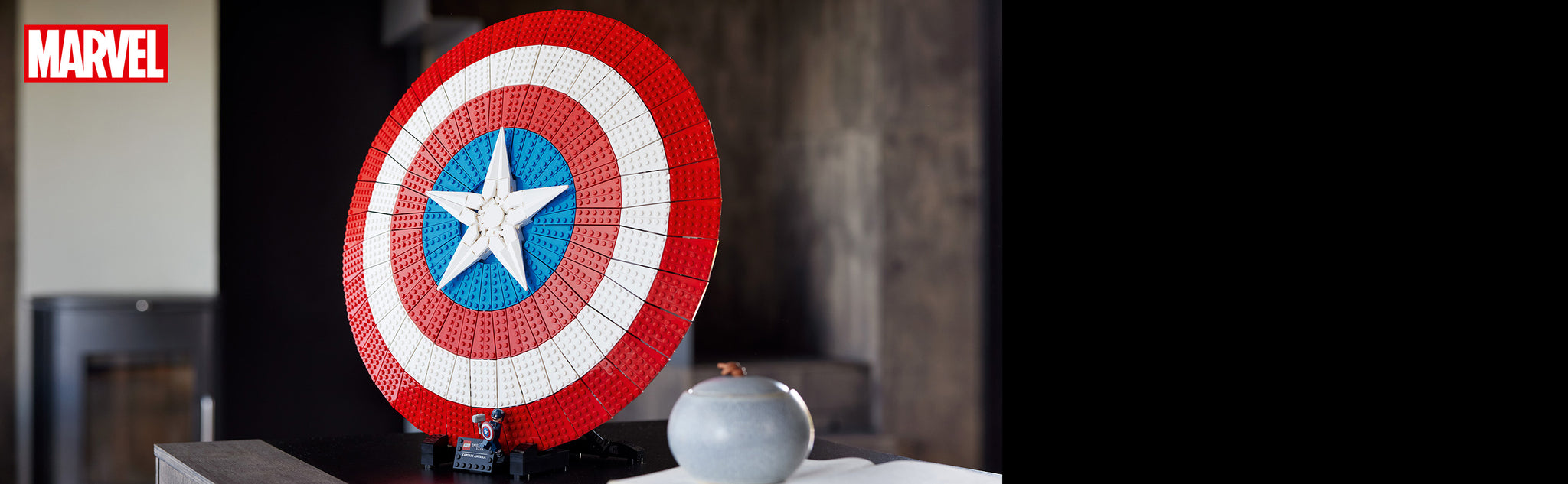 LEGO 76262 Het schild van Captain America