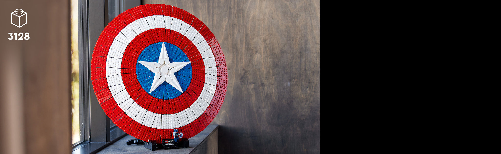 LEGO 76262 Het schild van Captain America