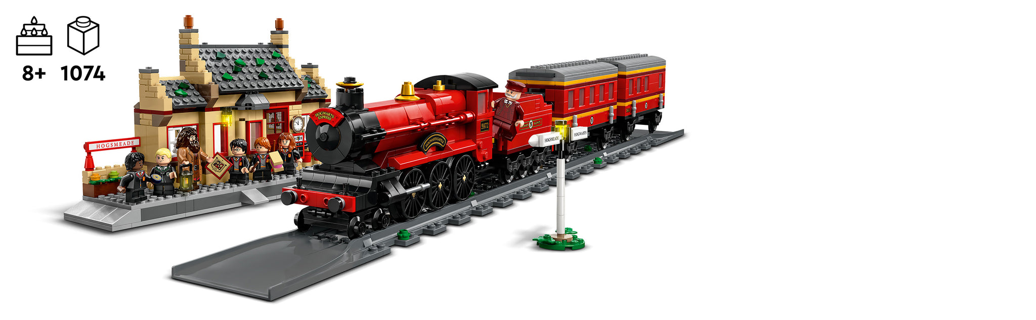 LEGO 76423 Zweinstein Express™ en Zweinsveld™ station