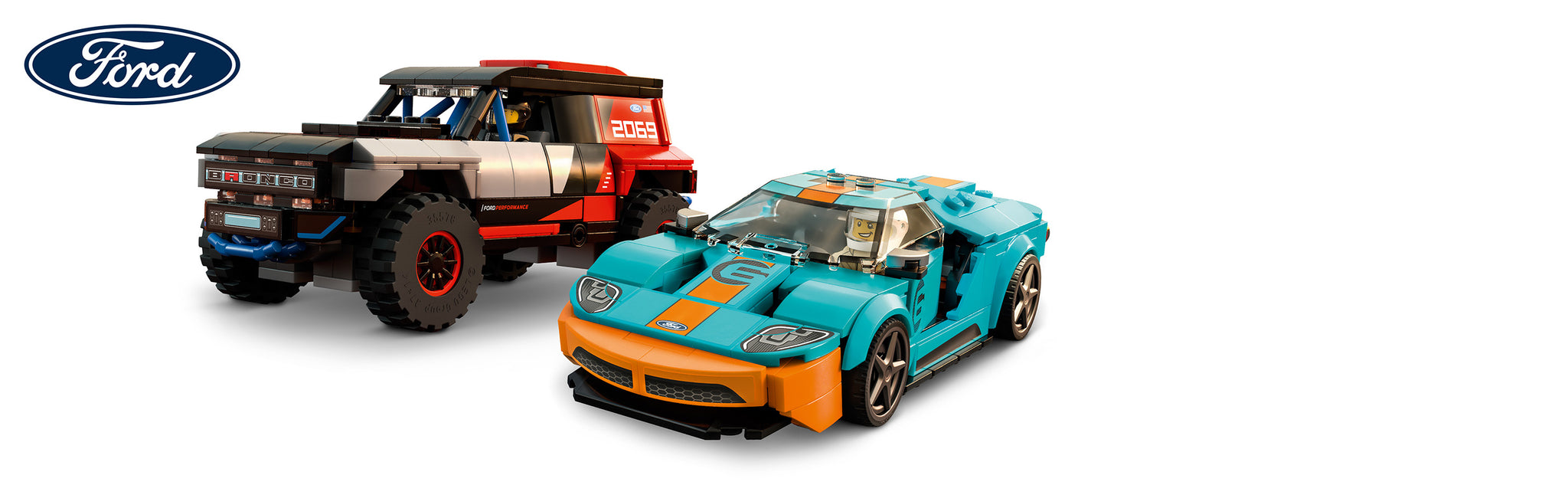 LEGO 76905 Ford GT Heritage Edition en Bronco R