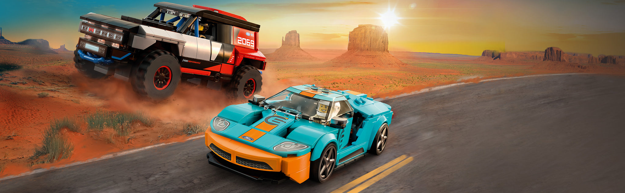 LEGO 76905 Ford GT Heritage Edition und Bronco R