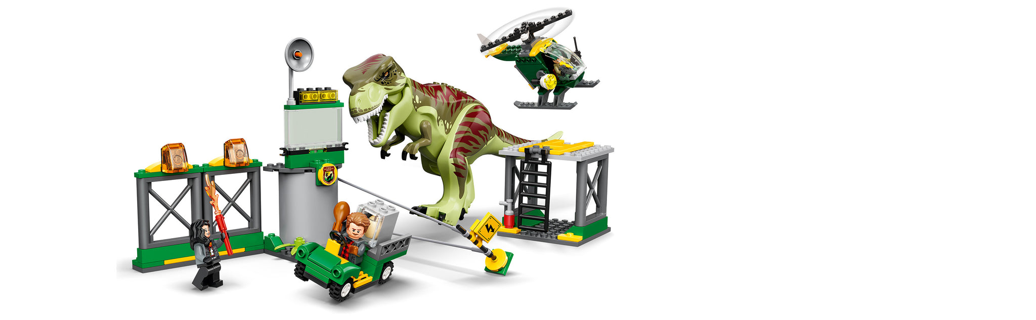 LEGO 76944 T.-Rex-Dinosaurier-Flucht