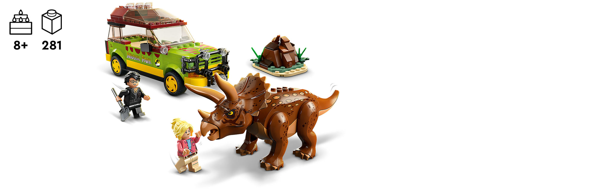 LEGO 76959 Triceraptops onderzoek