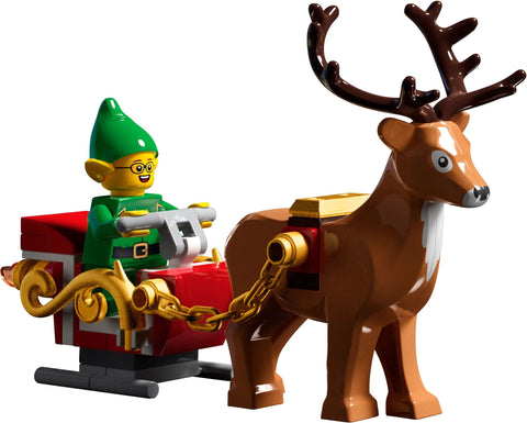 Sehen Sie sich das LEGO 10275 Creator Expert Weihnachtselfenhaus an