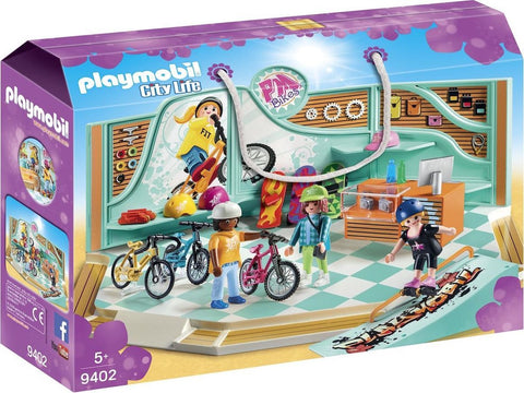 View the PLAYMOBIL 9402 Bicycle Shop from City Life