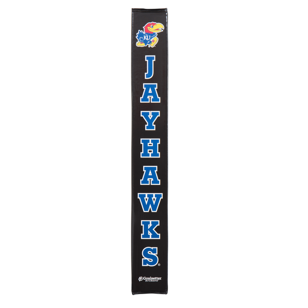 Goalsetter Basketball - Collegiate Basketball Pole Pad - NCAA Kansas Jayhawks (Black)