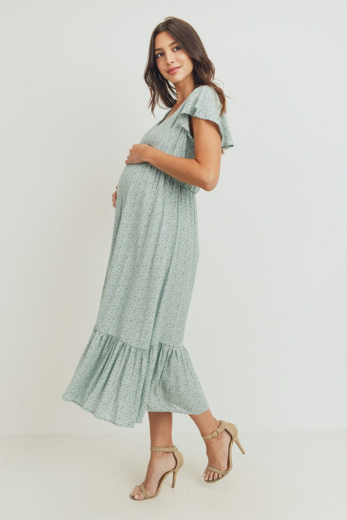 Basic Maternity Tank Top with Side Ruching