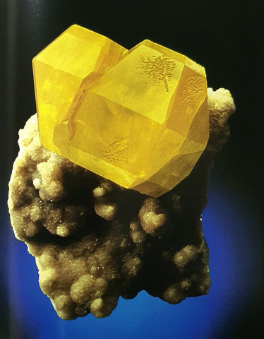 Sulfur from Cozzodisi mine, Agrigento, Sicily, Itly  