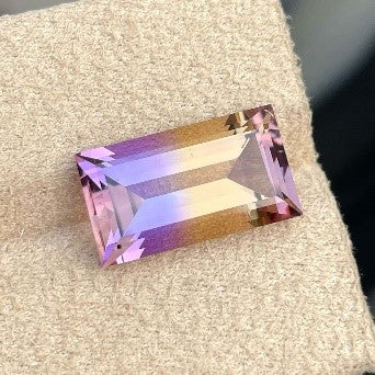 Baguette Cut ametrine gem