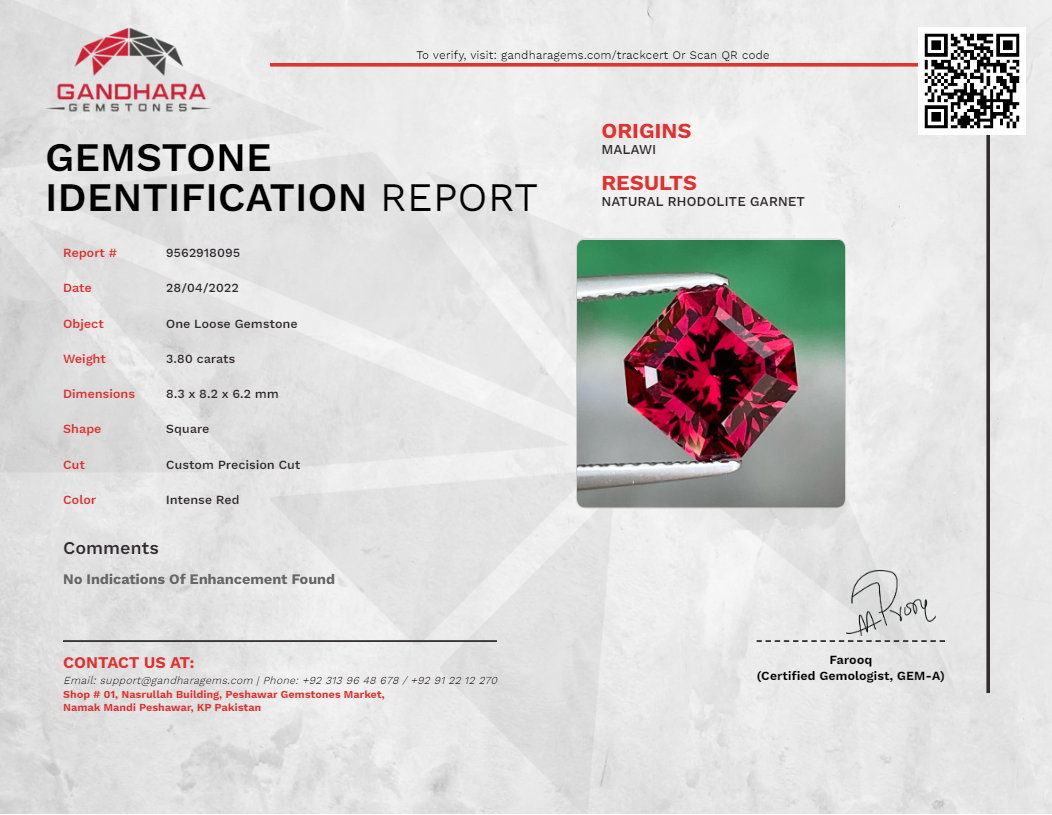 certified gemstone