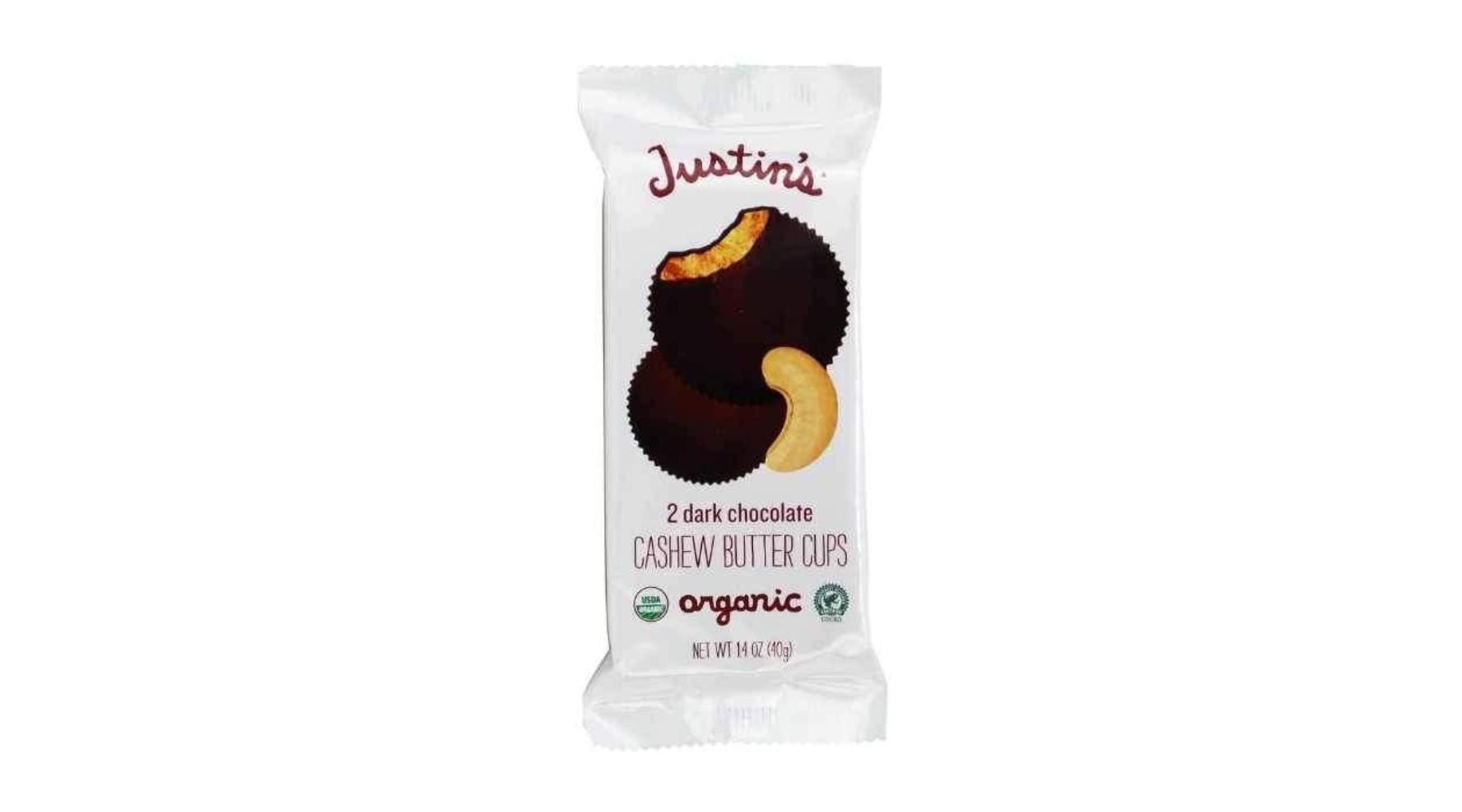 Justin's - Dark Chocolate Peanut Butter Cups Assorted Flavours, 40g