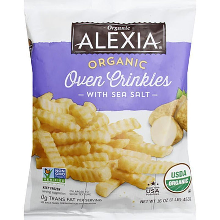 Alexia - Organic Crinkle Cut Fries with Sea Salt, 16 oz – PlantX Canada