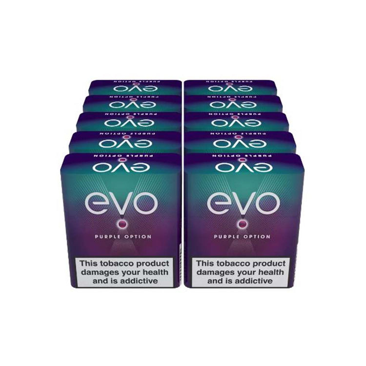 Ploom Evo Multibuy | Purple Option Tobacco Sticks | 10 Packs (200 sticks)