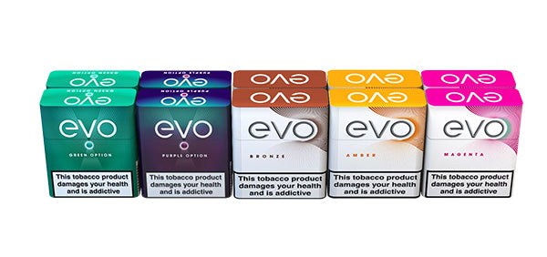 A selection of Ploom EVO Tobacco Sticks