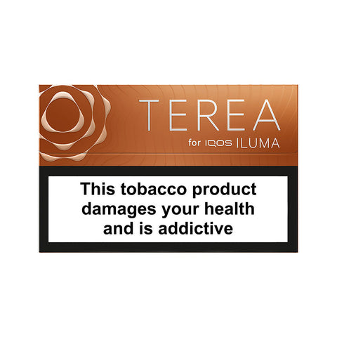 TEREA Amber heated tobacco sticks for IQOS Iluma devices