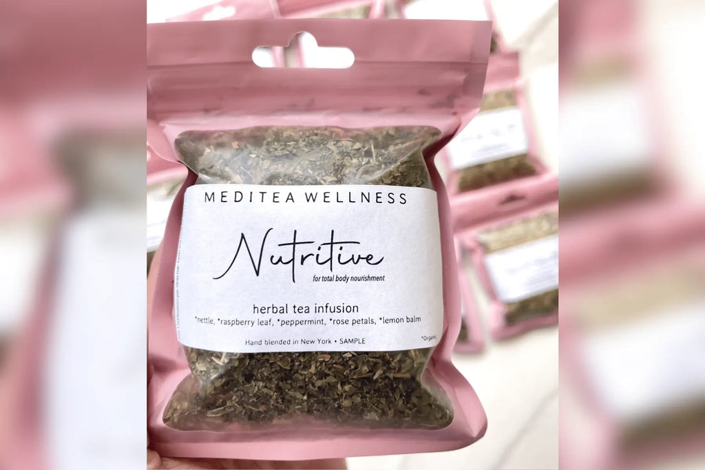 Nutritive herbal tea blend - raspberry tea to balance hormones naturally