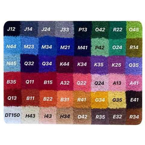 wool yarn color chart