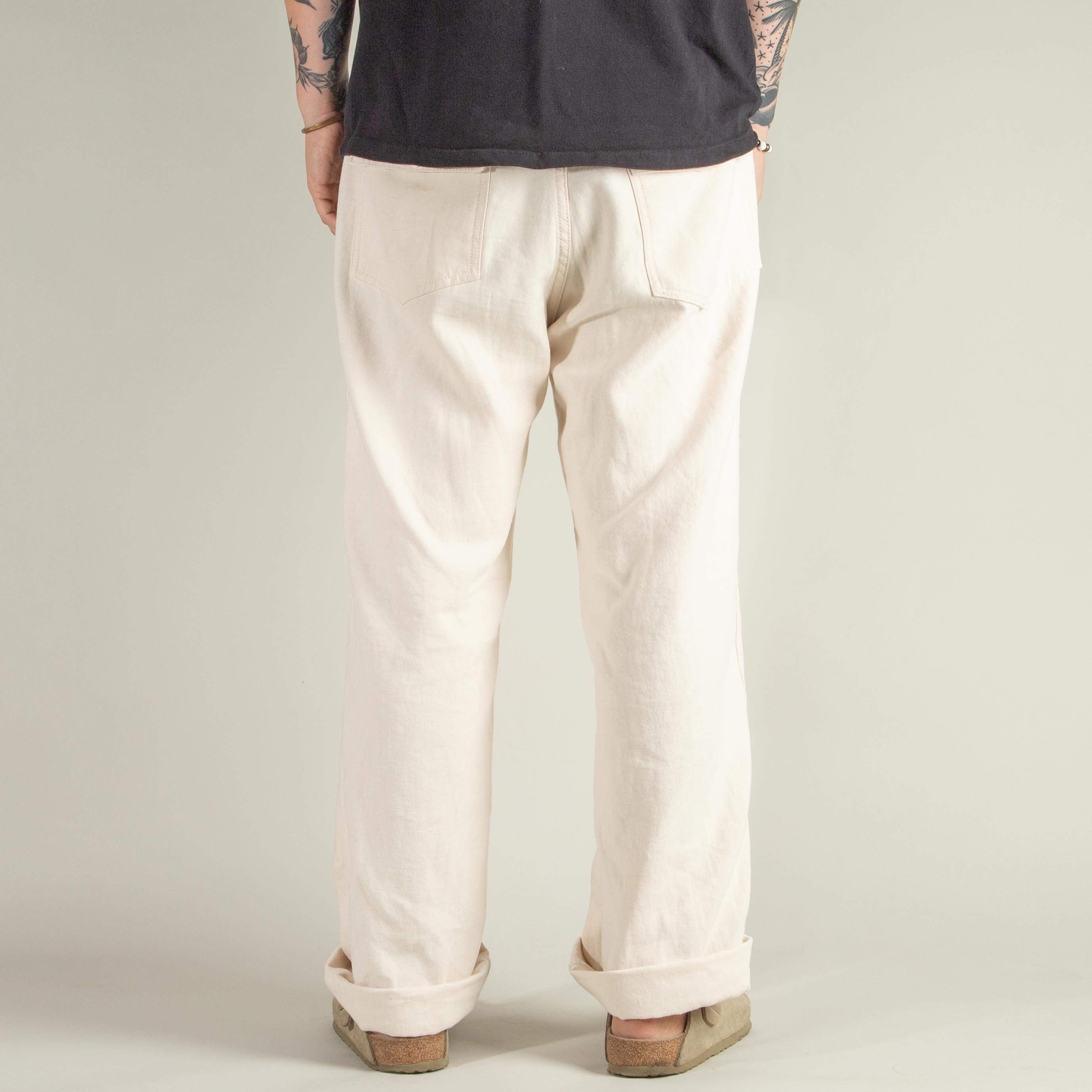 Lone Flag - Fatigue Trouser Natural