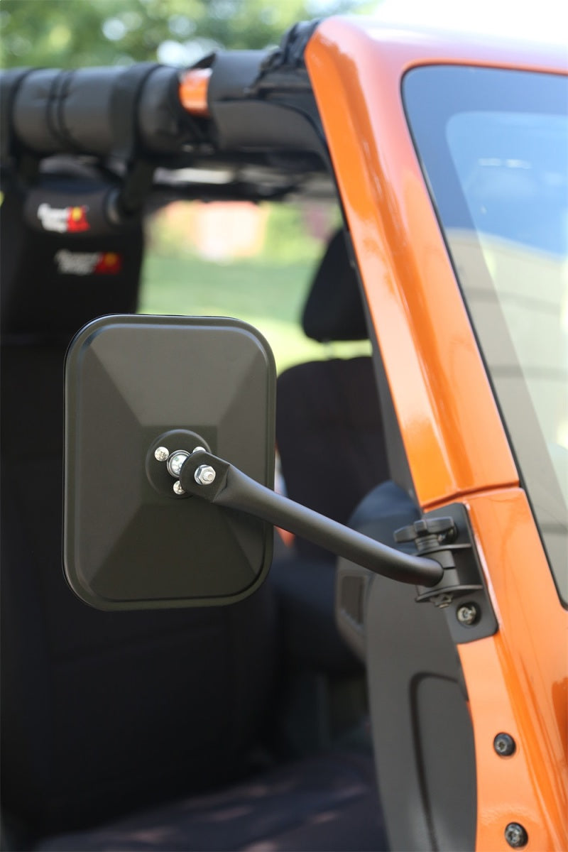 Rugged Ridge 97-18 Jeep Wrangler Textured Black Rectangluar Quick Rele –  JP3 Motorsports