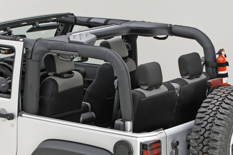 Rugged Ridge Roll Bar Cover Black Polyester 07-18 Jeep Wrangler JK – JP3  Motorsports