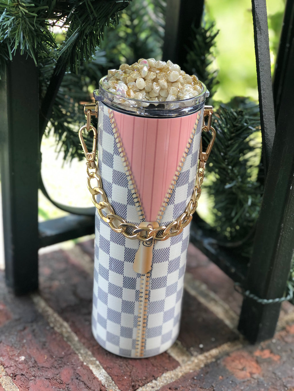 MK purse handle tumbler – Designs By Us 2021