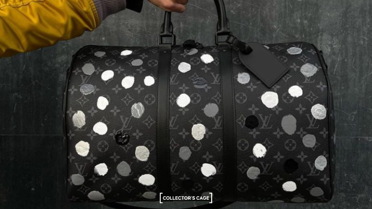 Louis Vuitton x Yayoi Kusama Keepall 45 Bandouliere Monogram Eclipse Boston Bag