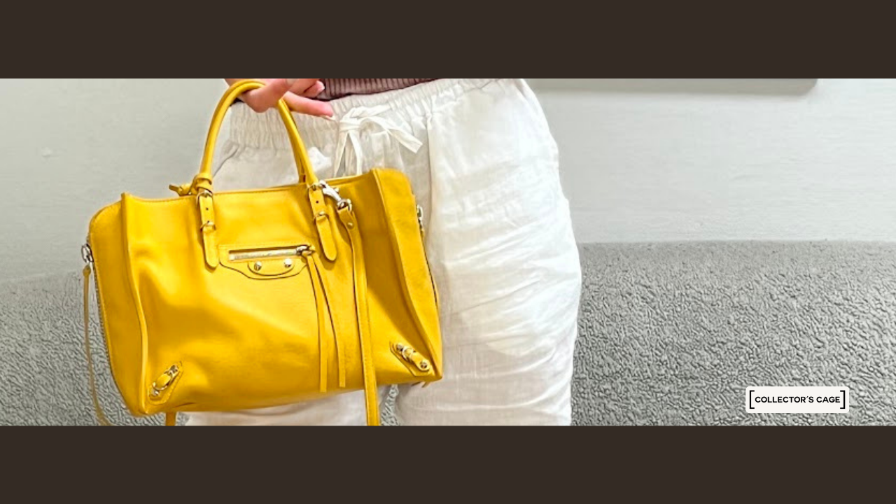 Balenciaga Piper Zip Yellow bag