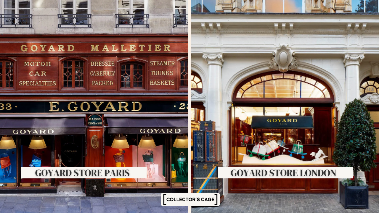 Paris Goyard Store and Londodn Goyard Store