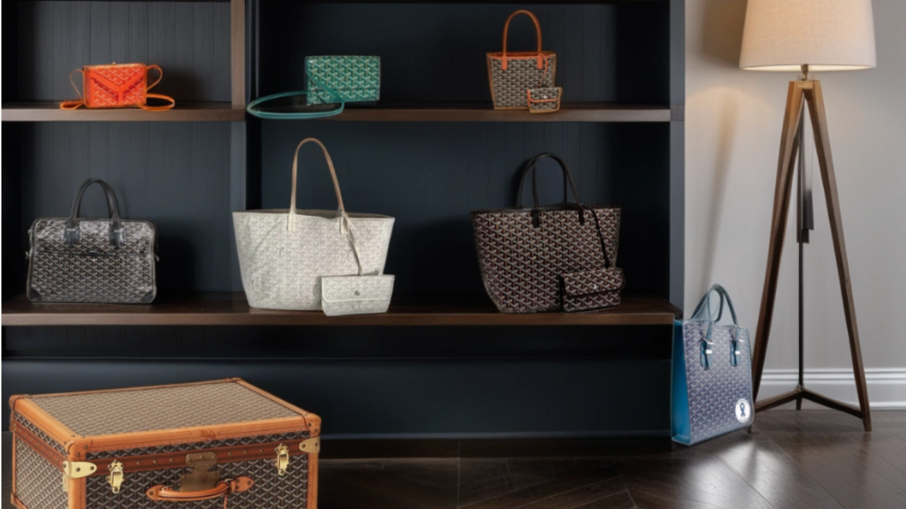 Goyard Bag Display