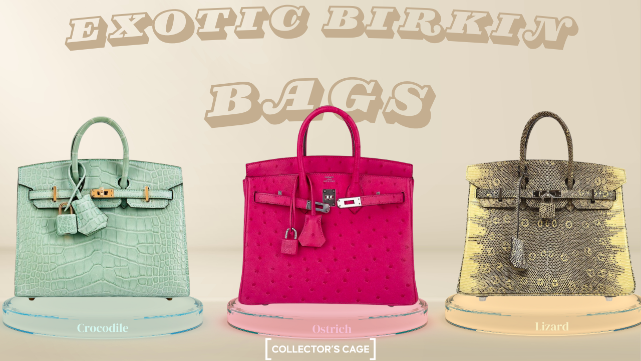 Exotic birkin bags