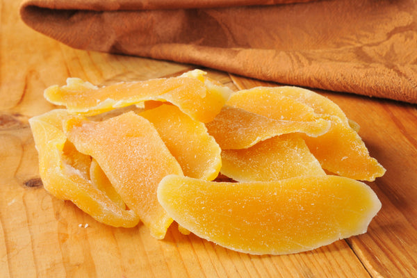 Fruit, dried mangoes, slices