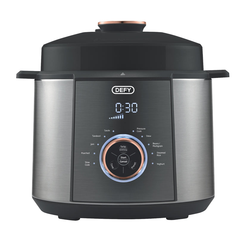 Defy 10-in-1 Inox Non-Stick Multi-Cooker 5.5L - Showspace