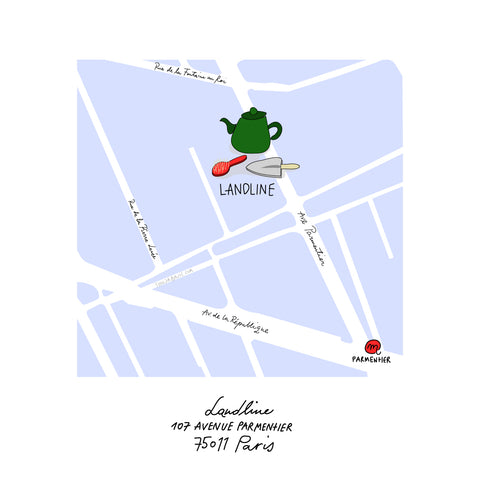 landline general store paris mini map