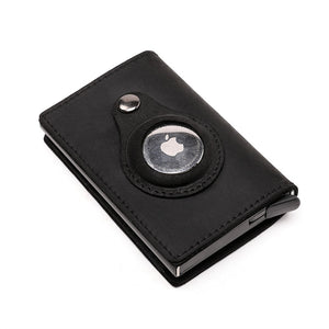 AirTag Wallet & Card Holder RFID Genuine Leather | aismartbuy.com