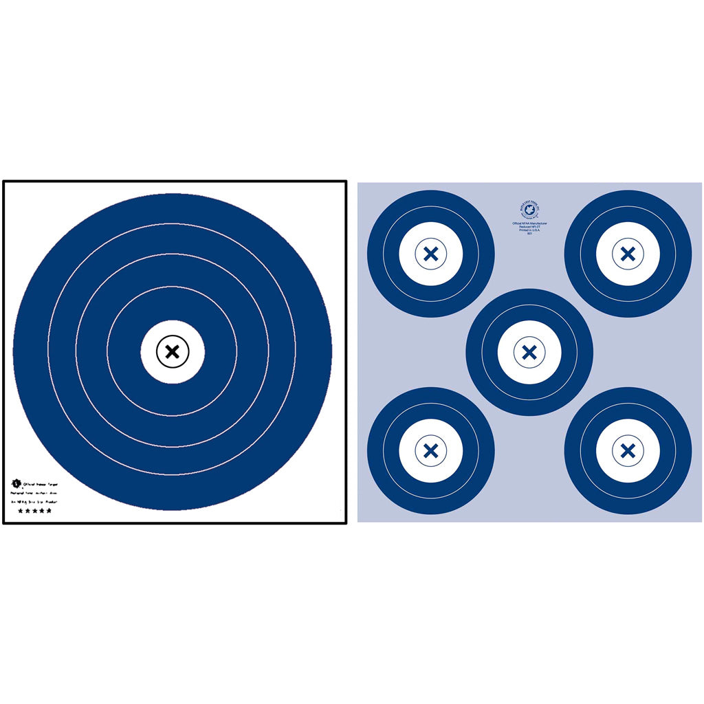Maple Nfaa Dual 1-spot/5-spot Target 25 Pk.