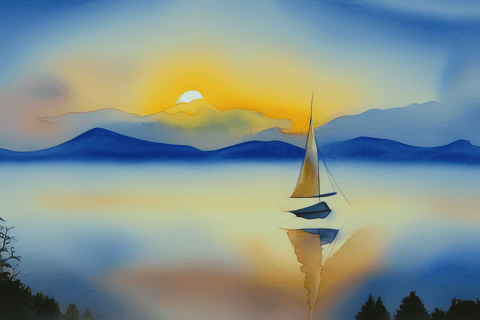 How To Use Watercolor Pencils To Paint A Beautiful Sunset
