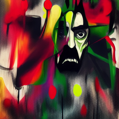 Abstract Anger Painting Idea