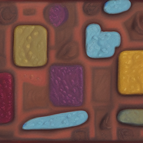 Candy Abstract Painting Idea